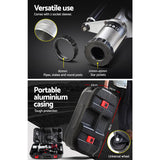 Giantz Petrol Post Driver 2-Stroke 55CC Rammer Pile Star Picket Fence Hole Red - Rear View