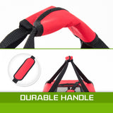 XL Portable Soft Dog Crate - RED - Rear View