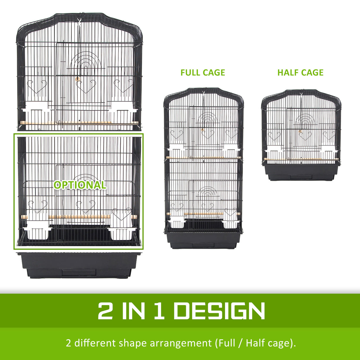 92cm Bird Cage Parrot Aviary VEER