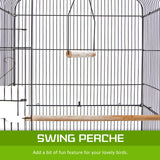 92cm Bird Cage Parrot Aviary VEER - 45-Degree Angle
