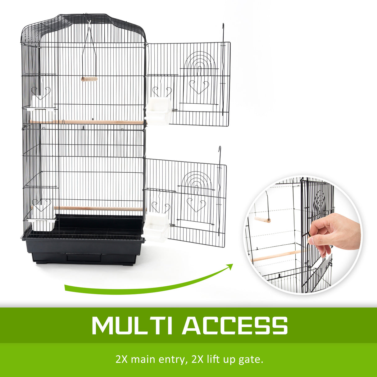 92cm Bird Cage Parrot Aviary VEER