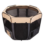 XL Pet Portable Soft Playpen - GREY