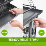 203cm Bird Cage Parrot Aviary TENOR - Low Angle