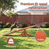 i.Pet Dog Agility Equipment Pet Seesaw Obedience Training Puppy Obstacle Outdoor Play 180cm - Rear View