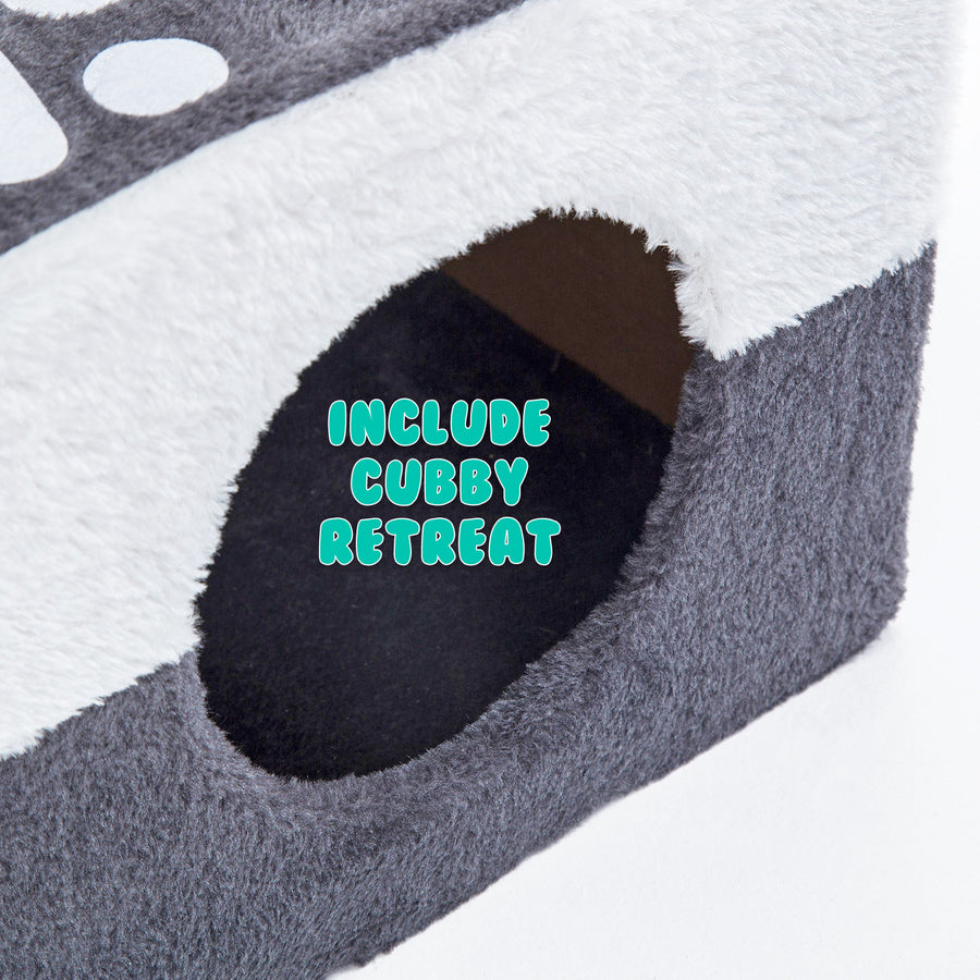 69cm Cat Tree Scratcher MONO - GREY