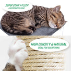 69cm Cat Tree Scratcher MONO - GREY