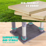 143cm Cat Tree Scratcher CATOPIA - GREY - Low Angle