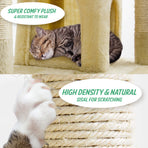 180cm Cat Tree Scratcher JUMBO - BEIGE