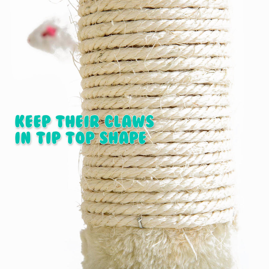 180cm Cat Tree Scratcher JUMBO - BEIGE