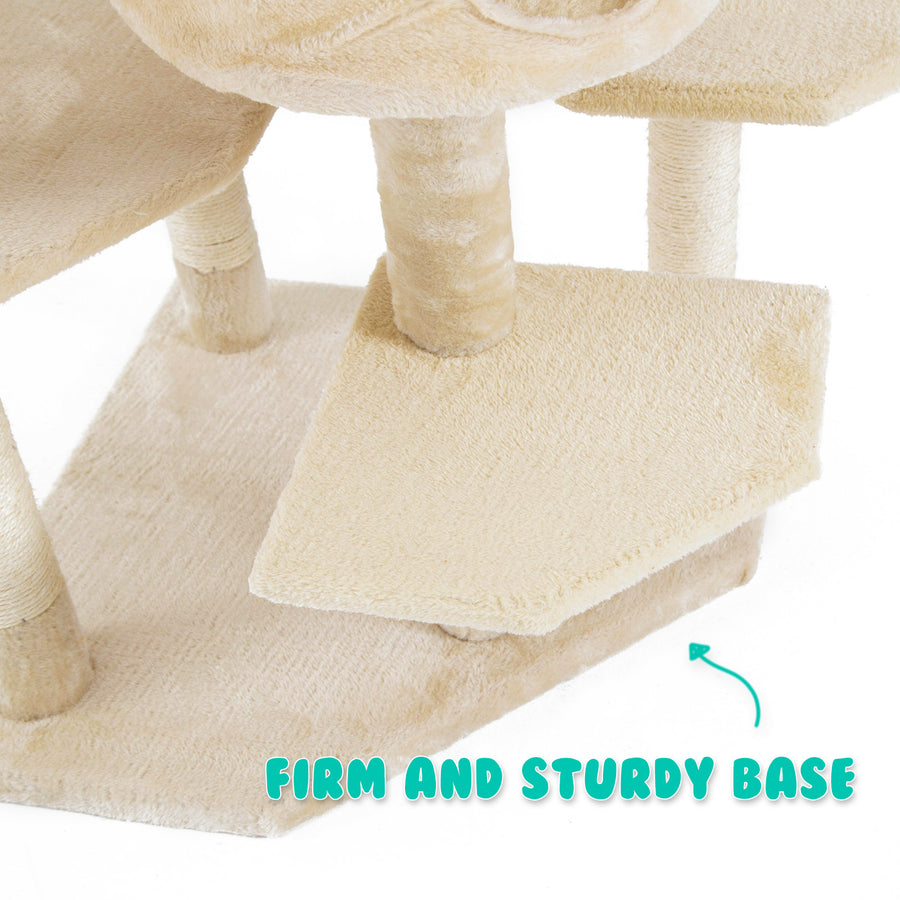 201cm Cat Tree Scratcher PARALA - BEIGE