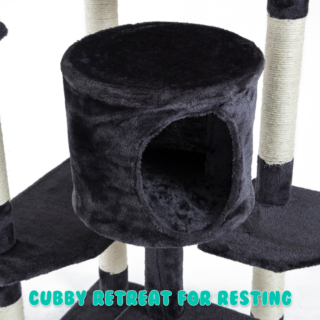 201cm Cat Tree Scratcher PARALA - GREY