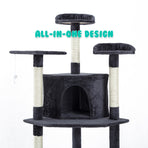 201cm Cat Tree Scratcher PARALA - GREY