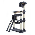 140cm Cat Tree Scratcher MAPLE - GREY