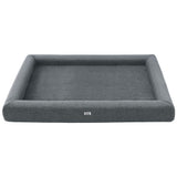 i.Pet Pet Bed Dog Cat Extra Large Calming Soft Sofa Cushion Egg Crate Washable Grey - Side View