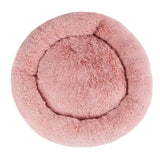 i.Pet Pet Bed Dog Cat 110cm Calming Extra Large Soft Plush Pink - Side View