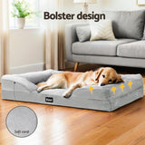 i.Pet Pet Bed Dog Calming Soft Cushion Egg Crate Large Sofa Removable Washable - 45-Degree Angle
