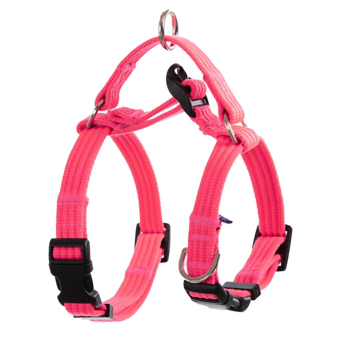 Double-Lined Straps Harness L - NEON CAROL-PINK