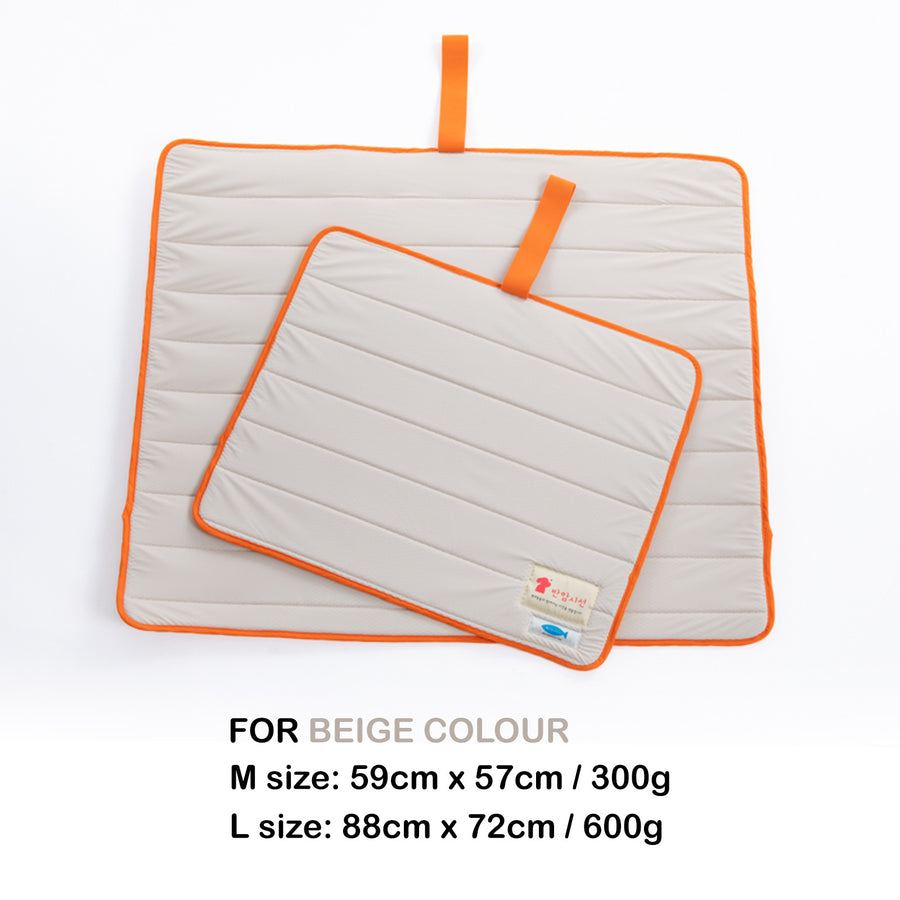 Pet Cool Mat Cooling Pad L - BEIGE