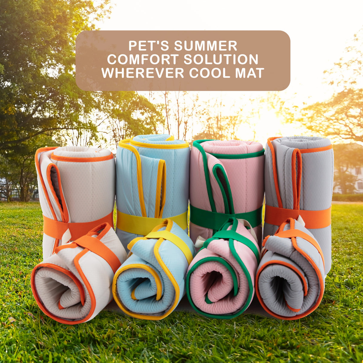 Pet Cool Mat Cooling Pad L - PINK