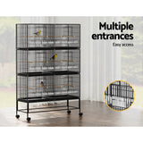i.Pet Bird Cage 175cm Large Aviary - 45-Degree Angle