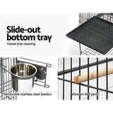 i.Pet Bird Cage 145cm Large Aviary - 45-Degree Angle