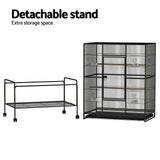 i.Pet Bird Cage 138cm Large Aviary - Top-Down View