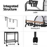 i.Pet Bird Cage 153cm Large Aviary - 45-Degree Angle