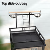 i.Pet Bird Cage Large Cages 155cm Parrot Aviary Stand-Alone Budgie Wheels Castor - 45-Degree Angle