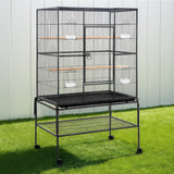 i.Pet Bird Cage Large Cages 160cm Parrot Aviary Stand-Alone Budgie Wheels Castor - Close-Up Angle