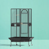 i.Pet Bird Cage Large Jumbo Aviary Budgie Perch Cage Parrot Stand Wheels Corner - Close-Up Angle