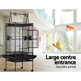 i.Pet Bird Cage 173cm Large Aviary - 45-Degree Angle