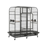 i.Pet Bird Cage Extra Large Aviary 185cm Pet Parrot Cage Castor Wheel Removable Divider