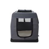 i.Pet Pet Carrier Soft Crate Dog Cat Travel 82x58CM Portable Foldable Car XL - Top-Down View