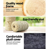 i.Pet Cat Tree 70cm Scratching Post Tower Scratcher Trees Wood Condo House Toys - Top-Down View
