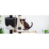 i.Pet Cat Tree 112cm Tower Scratching Post Scratcher Wood Condo House Furniture - Rear View