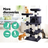i.Pet Cat Tree 145cm Tower Scratching Post Scratcher Wood Condo House Large Bed - Side View