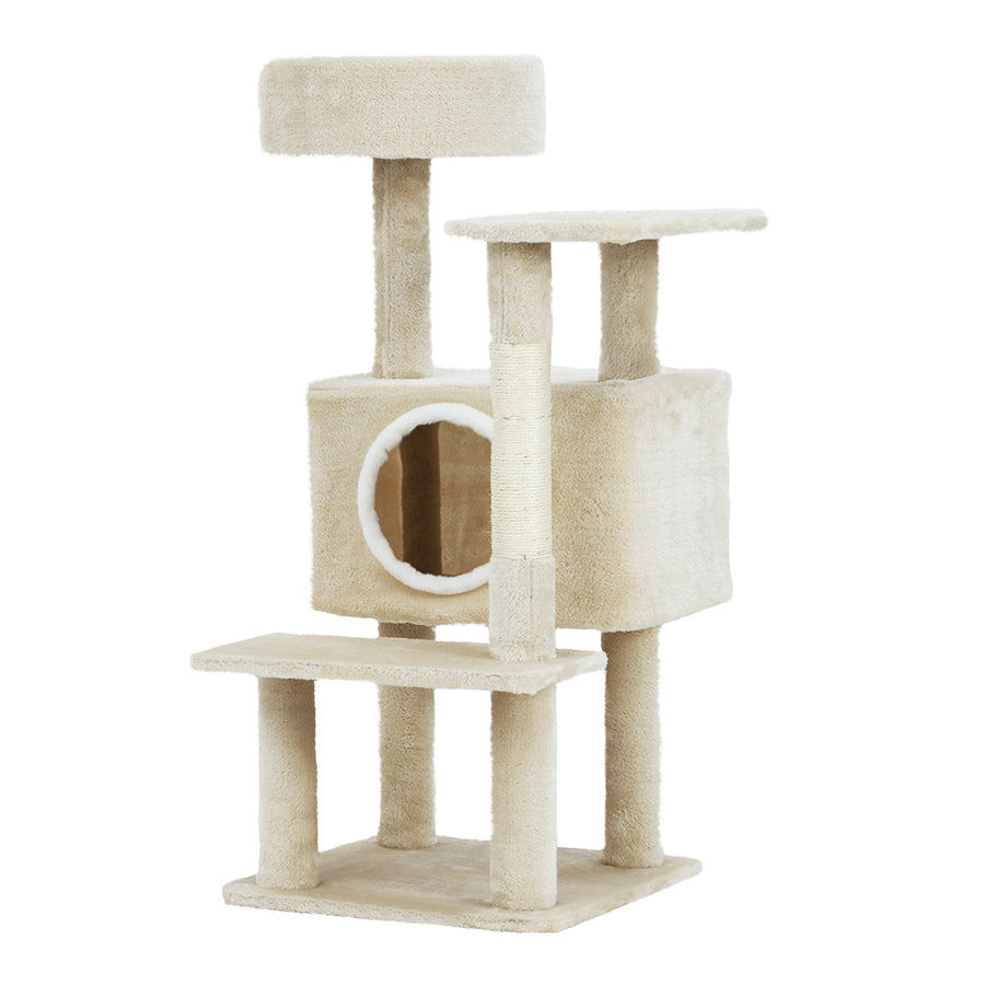 i.Pet Cat Tree 90cm Scratching Post Tower Scratcher Wood Condo House Bed Trees, image 7