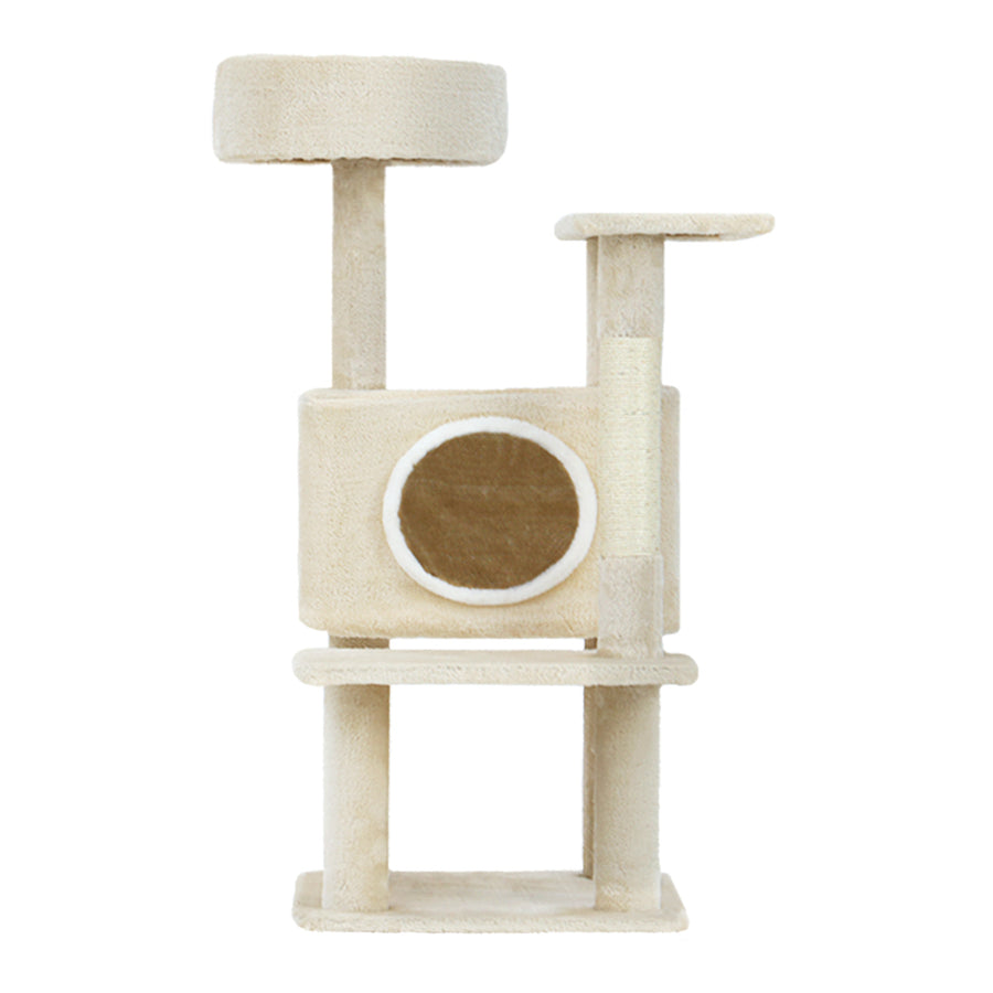 i.Pet Cat Tree 90cm Scratching Post Tower Scratcher Wood Condo House Bed Trees, image 3
