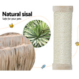 i.Pet Cat Tree 90cm Scratching Post Tower Scratcher Wood Condo House Bed Trees - 45-Degree Angle