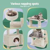 i.Pet Cat Tree 90cm Scratching Post Tower Scratcher Wood Condo House Bed Trees - Rear View