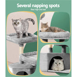 i.Pet Cat Tree 69cm Scratching Post Tower Scratcher Wood Condo House Bed Trees - Rear View