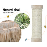 i.Pet Cat Tree 69cm Scratching Post Tower Scratcher Wood Condo Toys House Bed - 45-Degree Angle