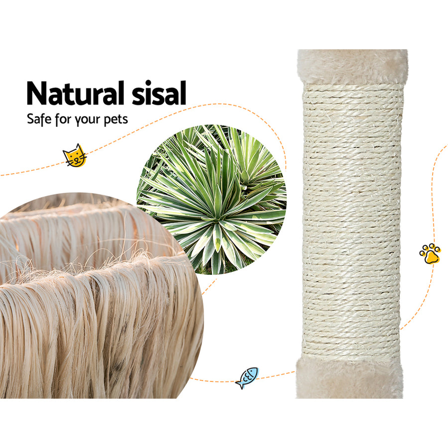 i.Pet Cat Tree 69cm Scratching Post Tower Scratcher Wood Condo Toys House Bed, image 5