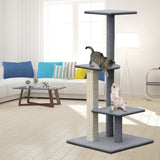 i.Pet Cat Tree 124cm Scratching Post Tower Scratcher Trees Wood Condo Board - Close-Up Angle