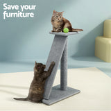 i.Pet Cat Tree 82cm Scratching Post Tower Scratcher Condo Trees Climb House - Top-Down View