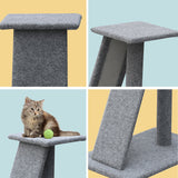 i.Pet Cat Tree 82cm Scratching Post Tower Scratcher Condo Trees Climb House - 45-Degree Angle