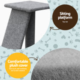 i.Pet Cat Tree 82cm Scratching Post Tower Scratcher Condo Trees Climb House - Rear View