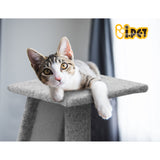 i.Pet Cat Tree 82cm Scratching Post Tower Scratcher Condo Trees Climb House - Close-Up Angle