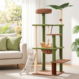 i.Pet Cat Tree Tower 152cm Jungle Multi-Level Scratching Post Leafy Canopy - Extra Image