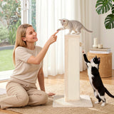 i.Pet Cat Tree 89cm Scratching Post Tower Scratcher Wood Condo Bed House Trees Beige - Extra Image